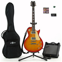 Gear4Music Electric-LP Guitar   Complete Pack S/B