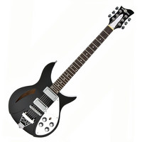 Electric-RC Guitar by Gear4music BLACK