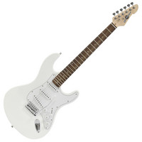 Gear4Music Electric-ST Guitar by Gear4music WHITE