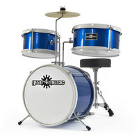 Gear4Music Infant 3 Piece Drum Kit Blue