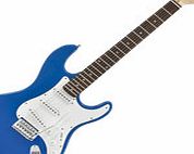 Gear4Music LA Electric Guitar by Gear4music Blue - Nearly New