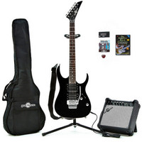 Metal J II Electric Guitar and Complete Pack Black