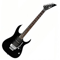 Metal J II Guitar by Gear4music Black