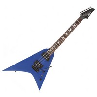 Gear4Music Metal-V Electric Guitar by G4M Blue