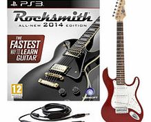 Rocksmith 2014 PS3 + 3/4 LA Electric Guitar Wine