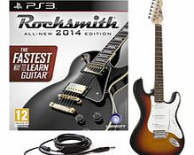 Rocksmith 2014 PS3 + LA Electric Guitar Sunburst