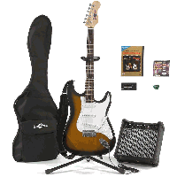 Gear4music S/B Electric-ST Guitar and COMPLETE PACK