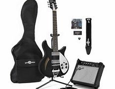 Santa Ana Electric Guitar + Complete Pack Black
