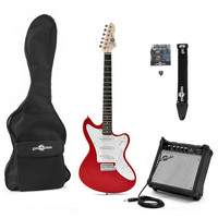 Gear4Music Seattle Electric Guitar   Amp Pack Red