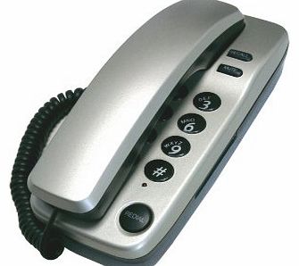 Marbella Gondola Style Corded Telephone - Silver- UK Version
