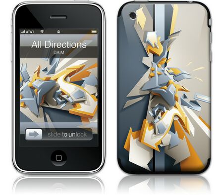 Gelaskins iPhone 3G 2nd Gen GelaSkin All Directions by DAIM