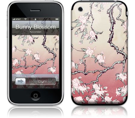 Gelaskins iPhone 3G 2nd Gen GelaSkin Bunny Blossom by