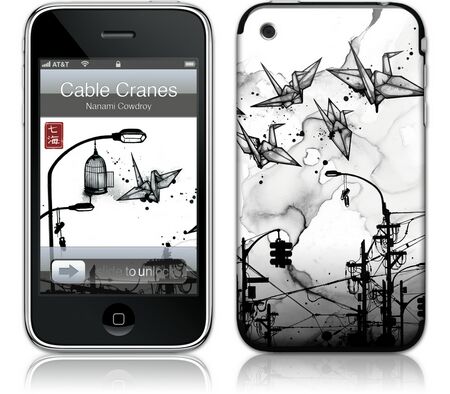 Gelaskins iPhone 3G 2nd Gen GelaSkin Cable Cranes by