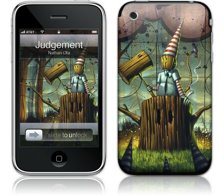 Gelaskins iPhone 3G 2nd Gen GelaSkin Judgement by Nathan Ota