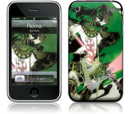 Gelaskins iPhone 3G 2nd Gen GelaSkin Roma by Aya Kato