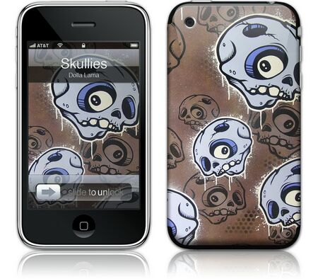 Gelaskins iPhone 3G 2nd Gen GelaSkin Skullies by Dolla Lama