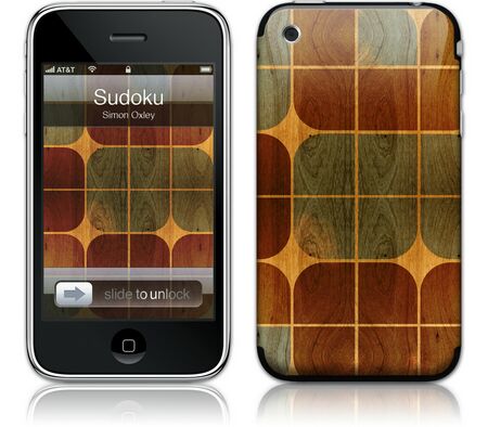 Gelaskins iPhone 3G 2nd Gen GelaSkin Sudoku Simon Oxley