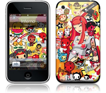 iPhone 3GS & 3G Skin Inferno by Tokidoki