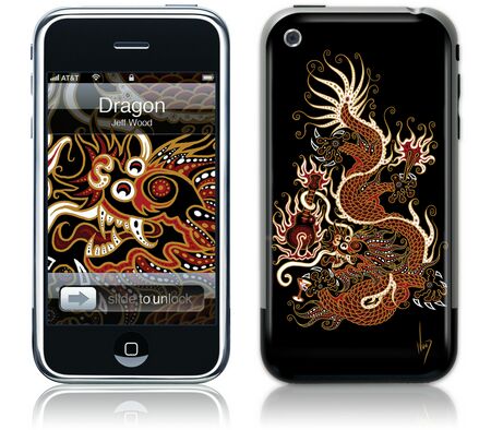 GelaSkins iPhone GelaSkin Dragon by Jeff Wood