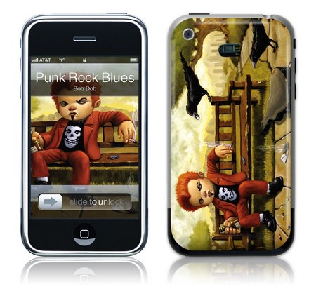 GelaSkins iPhone GelaSkin Punk Rock Blues by Bob Dob