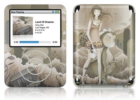 GelaSkins iPod 3rd Nano Video GelaSkin Land of Dreams by
