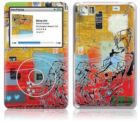 iPod Classic GelaSkin Blimp Girl by Aaron Kraten