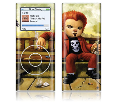 iPod Nano 2nd Gen GelaSkin Punk Rock Blues by