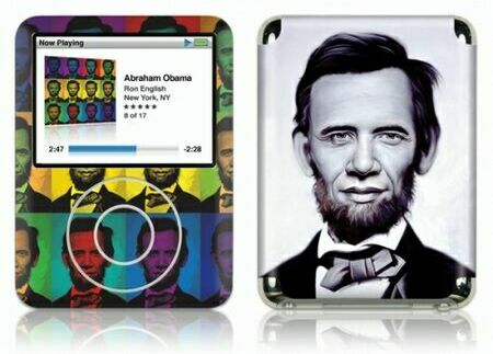 Gelaskins iPod Nano 3rd Gen GelaSkin Abraham Obama by Ron