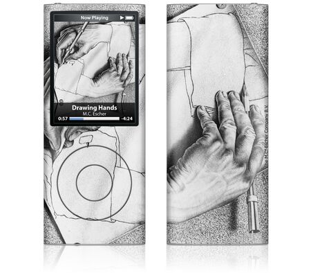 Gelaskins iPod Nano 4th Gen GelaSkin Drawing Hands by MC