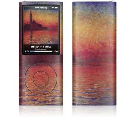iPod Nano 4th Gen GelaSkin Sunset in Venice by
