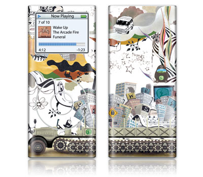 iPod New 2nd Gen Nano GelaSkin Kurumachi by