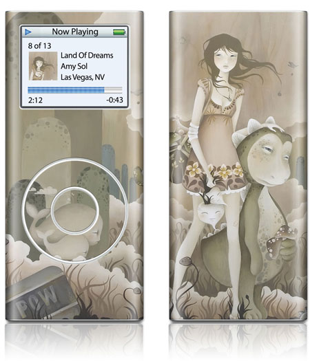 GelaSkins iPod New 2nd Gen Nano GelaSkin Land of Dreams by