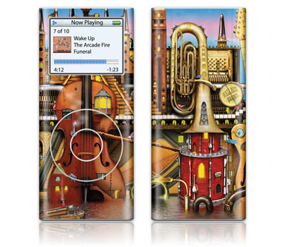 GelaSkins iPod New 2nd Gen Nano GelaSkin Music Castle by
