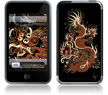Gelaskins iPod Touch 1st Gen GelaSkin Dragon by Jeff Wood