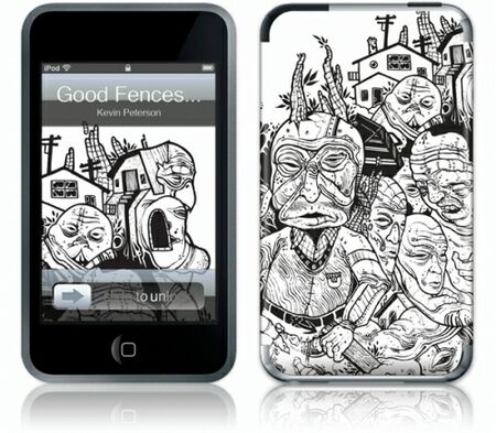 Gelaskins iPod Touch 1st Gen GelaSkin Good Fences Make