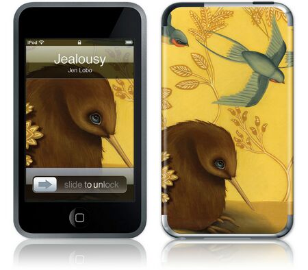 Gelaskins iPod Touch 1st Gen GelaSkin Jealousy by Jen Lobo