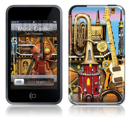 Gelaskins iPod Touch 1st Gen GelaSkin Music Castle by