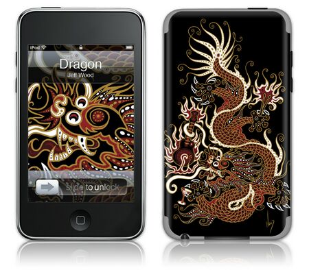 Gelaskins iPod Touch 2nd Gen GelaSkin Dragon by Jeff Wood