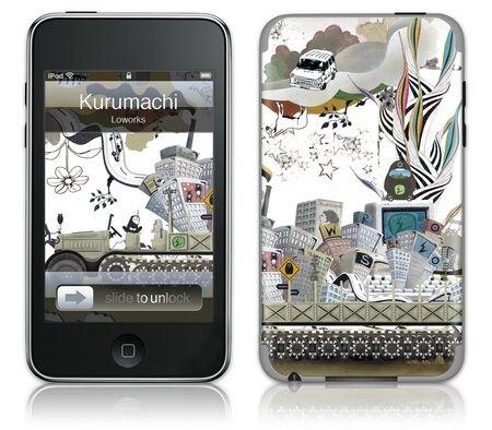 Gelaskins iPod Touch 2nd Gen GelaSkin Kurumachi by Loworks