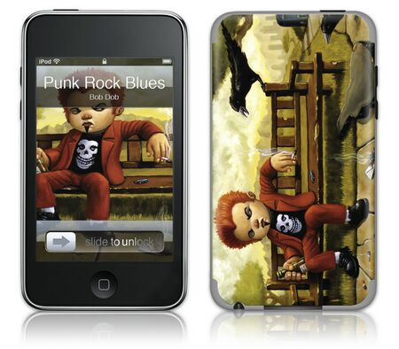 Gelaskins iPod Touch 2nd Gen GelaSkin Punk Rock Blues by