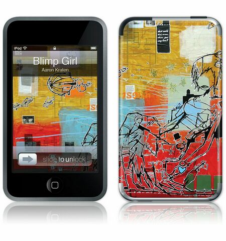 GelaSkins iPod Touch GelaSkin Blimp Girl by Aaron Kraten