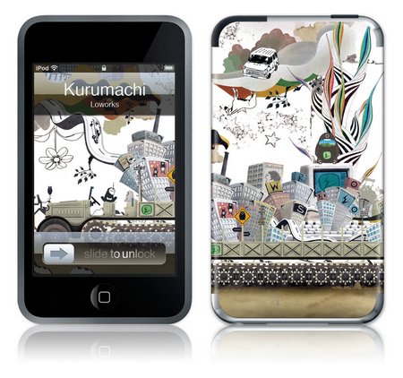 GelaSkins iPod Touch GelaSkin Kurumachi by Loworks