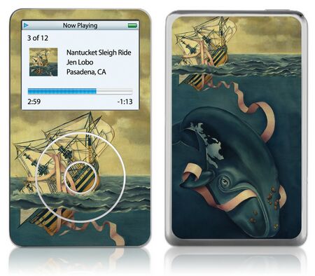 GelaSkins iPod Video GelaSkin Nantucket Sleigh Ride by Jen