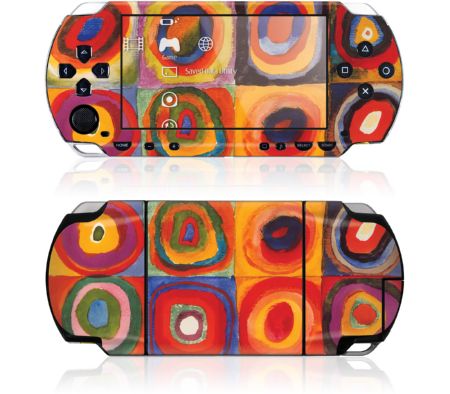 Sony PSP GelaSkin Farbstudie Quadrate by Kandinsky