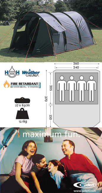 GELERT Colorado 4 Tent