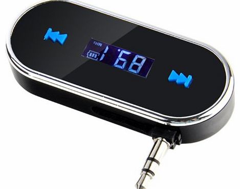 3.5mm Black Car Wireless FM Transmitter For iPhone 5S 5C 4S iPod Samsung Galaxy S4 MP3
