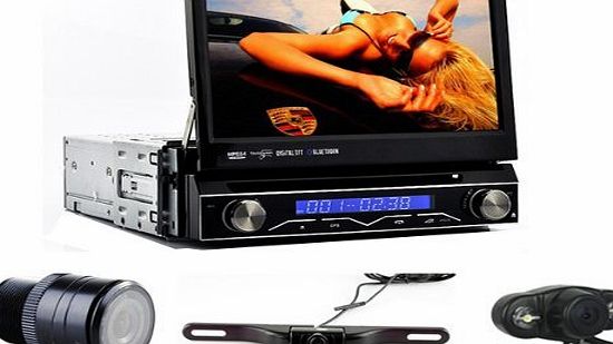Generic 7`` Touch Screen In dash Car Stereo DVD Player GPS Navi - Single Din, IPod Bluetooth Radio Rearview Camera