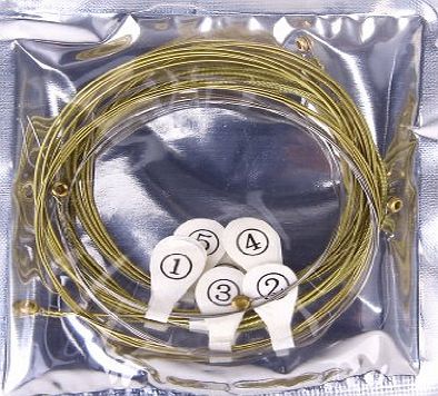 Generic A Set of 6 Strings for Acoustic Guitar
