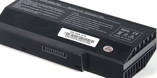 Generic ATC 8-Cell 5200mAh New A42-G73 Replacement Laptop Battery for Asus G73JH G73JH-A2 G73JH-B1 G73JH-X1 G73JH-RBBX05 G73JW G73JW-A1 G73JW-XN1 G73SW G73SW-A1 G73SW-BST6 G73SW-XC1 G73SW-XN2 G73SW-XT