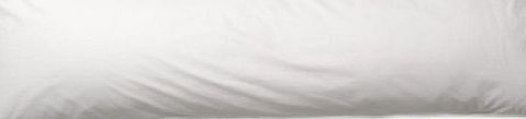 Generic Bolster Pillow Case White (4 6 bed) 54``/137cm